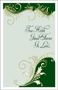 Wedding Program Cover Template 8A - Graphic 5